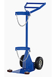 Deluxe Cylinder Dolly - Pneumatic Wheels