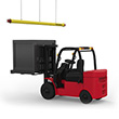 Low Clearance Alarm Bar - Weather Resistant, Adjustable from 8'L to 10'L, Battery Powered