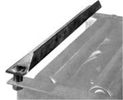 Angle End Stop - for 1 in. flange - 24 in OAW.