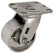 D Series Swivel Caster - 4" x 2" Cast Iron Wheel - 800 lb. Cap.