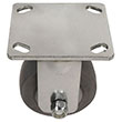D Series Rigid Caster - 4" x 2" Performance TPR Wheel - 350 lb. Cap.