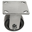 F Series Rigid Caster - 4" x 2" Phenolic Wheel - 800 lb. Cap.