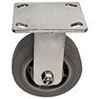 F Series Rigid Caster - 5" x 2" Performance TPR Wheel - 375 lb. Cap.