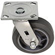 D Series Swivel Caster - 6" x 2" Performance TPR Wheel - 525 lb. Cap.