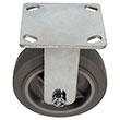 F Series Rigid Caster - 6" x 2" Performance TPR Wheel - 525 lb. Cap.