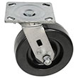 D Series Swivel Caster - 6" x 2" Phenolic Wheel - 1,200 lb. Cap.