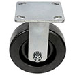 D Series Rigid Caster - 6" x 2" Phenolic Wheel - 1,200 lb. Cap.