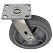 D Series Swivel Caster - 8" x 2" Performance TPR Wheel - 600 lb. Cap.