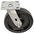 D Series Swivel Caster - 8" x 2" Phenolic Wheel - 1,200 lb. Cap.