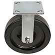 D Series Rigid Caster - 8" x 2" Phenolic Wheel - 1,200 lb. Cap.