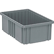 Dividable Grid Containers - 16-1/2" x 10-7/8" x 6", Carton of 8