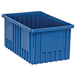 Dividable Grid Containers - 16-1/2" x 10-7/8" x 8", Carton of 8