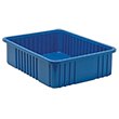 Dividable Grid Containers - 22-1/2" x 17-1/2" x 6", Carton of 3