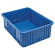 Dividable Grid Containers - 22-1/2" x 17-1/2" x 8", Carton of 3