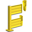 Lift-Out Steel Guard Rail - Double High Adder at 24 inch Post centers