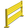 Lift-Out Steel Guard Rail - Double High Starter at 120 inch Post centers