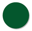 Floor Tape - Dot, Green, 3 1/2-in. Dia., Box of 102