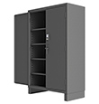 Heavy Duty Cabinet w/ Electronic Lock - 48"W x 24"D x 78"H