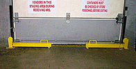 36" Folding Dock Door Protector Set - Yellow, Right & Left Sides