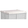 Lid, Box Pallet Container & KitBins - 48"W x 40"D x 3"H, White