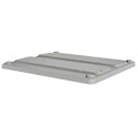 Lid, Box Pallet Container & KitBins - 48"W x 40"D x 3"H, Gray