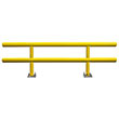Pipe Guard Rail - Standard Double High - 42"H x 10' L