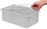 Clear Dust Cover Inlays for Dividable Grid Containers, Quantity of 3