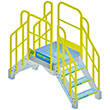 Modular Crossover - 25" Vertical x 36" Horizontal Clearance, 3 Steps Each End