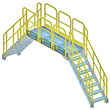 Modular Crossover - 66" Vertical x 108" Horizontal Clearance, 7 Steps Each End