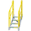 Modular Stairs - 4 Step, 32"W x 26"D, Stacking Base