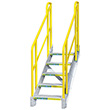 Modular Stairs - 5 Step, 32"W x 45"D, Stacking Base