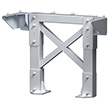 Modular Tower Support - 3 Step, 26"W x 4"D, Stacking Base