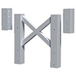 Modular Tower Support - 3 Step, 26"W x 4"D, Stacking Extension