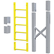 Modular Ladder - 6 Step, 33"W x 11"D, Stacking Extension