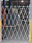 Single Economy Folding Gate - 3' to 4' Wide, 6'6" Collapsed Height, 6' In-Use Height