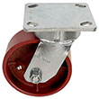 F Series Swivel Caster - 5" x 2" Ductile Steel Wheel - 2,000 lb. Cap.