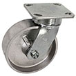 F Series Swivel Caster - 6" x 2" Cast Iron Wheel - 1,200 lb. Cap.