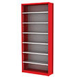 Small Parts Shelving - 38"W x 12"D x 84"H, 6 Adjustable Shelves