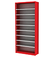 Small Parts Shelving - 38"W x 12"D x 84"H, 8 Adjustable Shelves