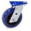 Swivel Casters w/ Side Brake for Carton Flow Rack - 4"Diameter