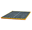 Low-Profile Flexible Spill Deck, 4-Drum - 48"L x 48"W x 2-1/2"H, Capacity: 6,000 lbs., 22 gal.