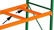 Front To Back Pallet Support for 42" deep rack frames
