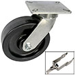 G Series Swivel Caster with Brake - 10" x 3" Phenolic Wheel - 2,900 lb. Cap.
