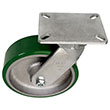 G Series Swivel Caster - 8" x 3" Urethane on Iron Wheel - 2,500 lb. Cap.