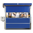 High-Speed Dock Door - 18" per sec., Vinyl, 8'x8' - Face Mount