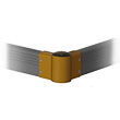 Corner Post for Floor Level Flexible Guardrail