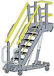 Self-Leveling Work Platform - 6 Sq.Ft.,76"H Max.  Deck