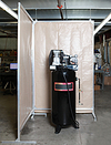 Horizontal Acoustic Screen - 2 Sides, 60"W x 84"L x 80"H