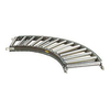 Gravity Conveyor  - Steel, 90 Degree Curve, 24" OAW, 1-1/2" Roller Centers