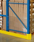 Pallet Rack End Guard, 46"L, Right Side